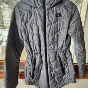 The North Face Women's Gray Quilted Puffer Jacket